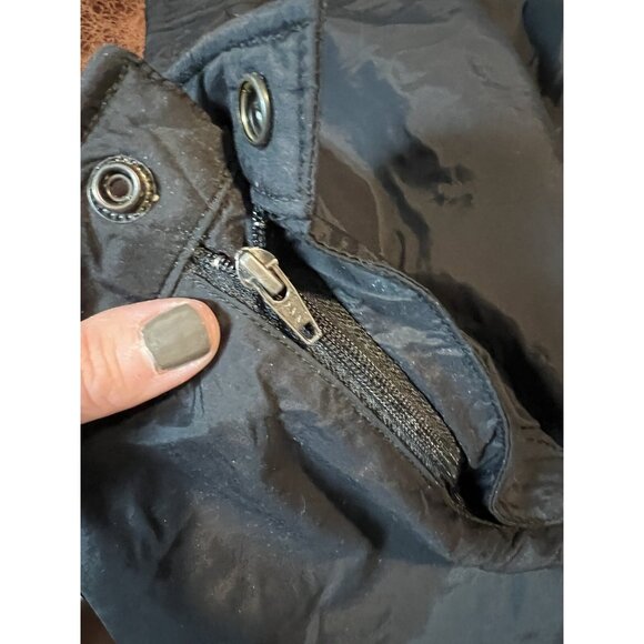 Vintage Patagonia Mens Ski  Black Nylon Pants With Elastic Waist & Ankle Cuffs - Picture 10 of 12